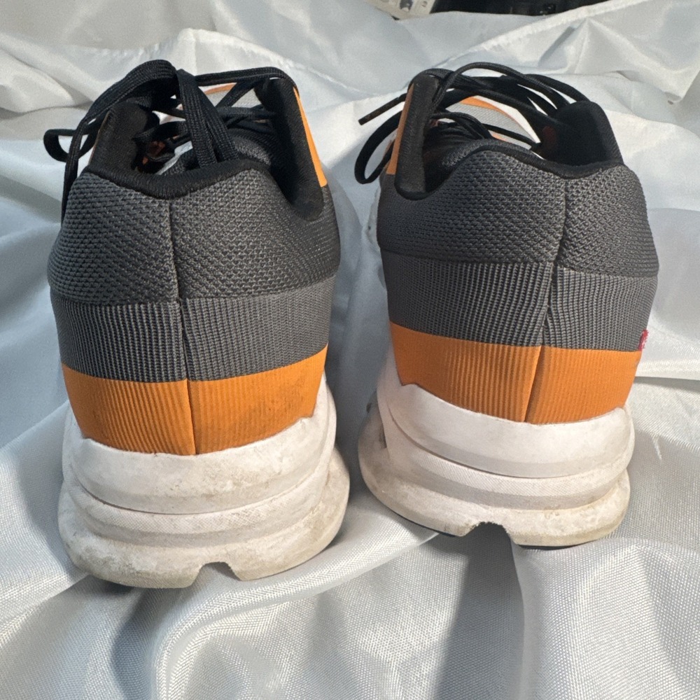 On Running Cloudrunner mens running shoes orange/gray Sz 12 - Picture 4 of 8